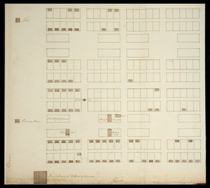 Town Plan of Savannah, c.1733