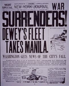 Victory Headline on New York Journal, During the Spanish-American War by American School