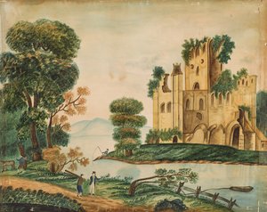 View of a Castle by American School