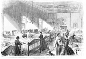 Volunteer Nurses Attending the Sick at the US General Hospital in Georgetown