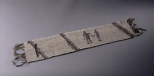Wampum Belt, Made by Lenni Lenape Indian People, Pennsylvania