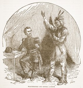 Weathersford and General Jackson, from a book published 1896 by American School