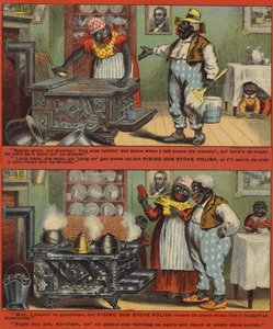 Woman Cleaning Stove by American School