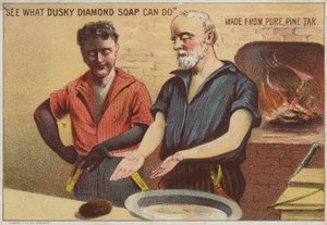Workman Showing Clean Hands by American School