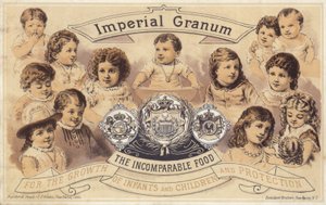 Young Children Advertising Imperial Granum by American School