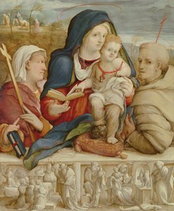 Virgin and Child with St. Helena and St. Francis by Amico Aspertini