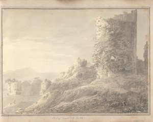 Views in England, Scotland and Wales: Part of Caerphilly Castle by Amos Green