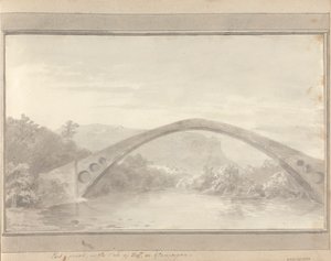 Pont Y Pridd, in the Vale of Taff or Glamorgan by Amos Green