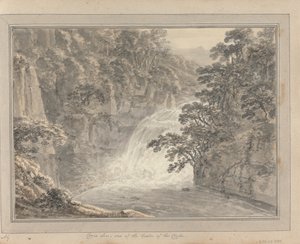 Views in England, Scotland and Wales: Tour in Scotland; Corie Lin; One of the Falls of the Clyde by Amos Green
