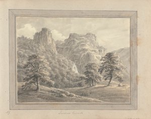 Views in England, Scotland and Wales: Tour in Scotland; Lowdoor Cascade by Amos Green