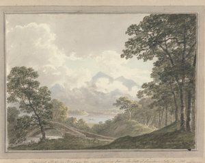 Views in England, Scotland and Wales: Transient effect on Skodow and c., on returning from the fall of Lowdoor, July 30, 1805 by Amos Green