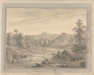 Views in England, Scotland and Wales: View on the Brathay near Clappensgate by Amos Green