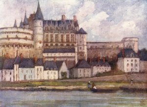 Amboise from the Loire by Amy B. Atkinson