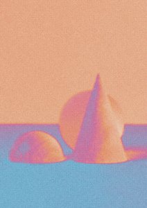 Dreamy Geometric Forms by Amy Louise Baker