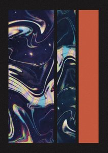 Galaxy Color Block by Amy Louise Baker