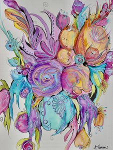 Colorful Fantasy Flowers