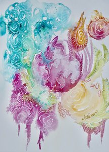 Vibrant Organic Bloom