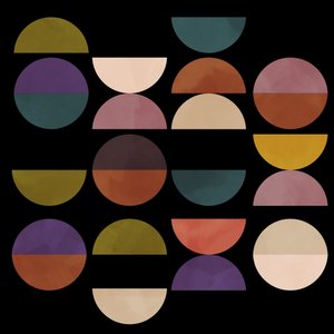 Mid Circles Terracotta Black 1