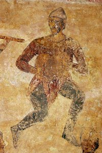 Musicians and Acrobats (detail)