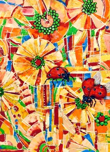 Colorful Garden Ladybugs