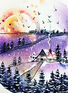 Cozy Winter Cabin