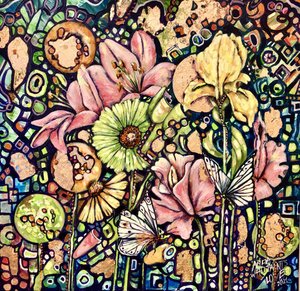 Golden Garden Bloom