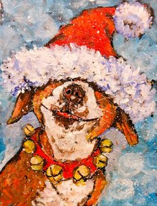 Happy Christmas Dog