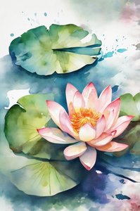Pink Water Lily