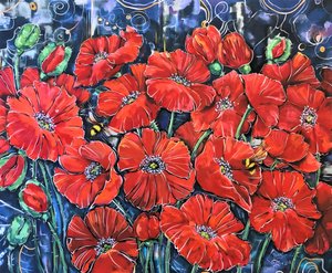 Vibrant Poppy Bloom