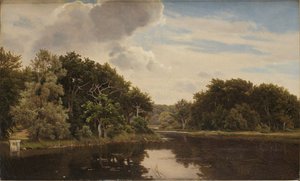Lake at Hellebaek by Anders Christian Lunde