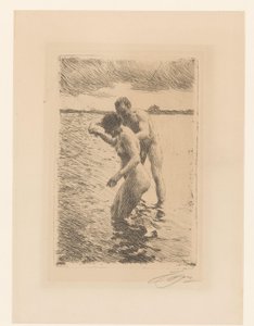 The Pilot by Anders Leonard Zorn (signed by artist)