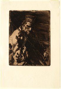 Village Violinist by Anders Leonard Zorn