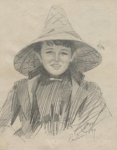 Ada Lymon (Woman in a Large Hat) by Anders Leonard Zorn