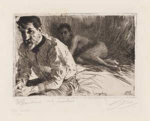 Augustus Saint-Gaudens by Anders Zorn
