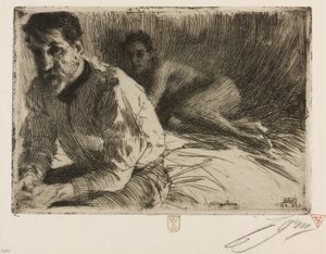 Augustus Saint Gaudens II (Saint Gaudens and his model)