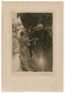 The Dance (The Waltz), 3rd State by Anders Zorn