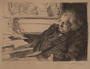 Ernest Renan by Anders Zorn