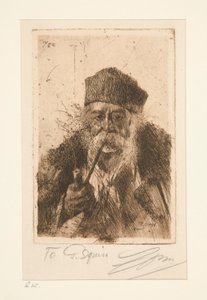 Executioner from Siebenburger (Hungarian Gypsy) by Anders Leonard Zorn