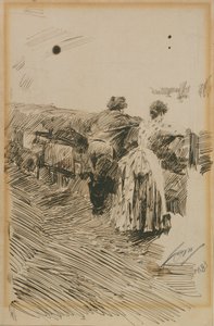 Fishermen in St Ives by Anders Zorn