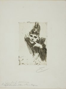 Gerda Grönberg I by Anders Leonard Zorn