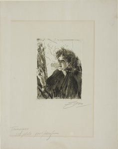 Girl with a Cigarette II by Anders Leonard Zorn