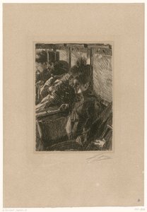 In the Omnibus by Anders Zorn