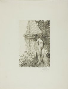 My Model and My Boat by Anders Leonard Zorn