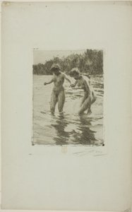Two Bathers by Anders Leonard Zorn