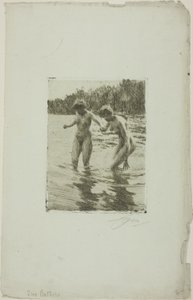 Two Bathers by Anders Leonard Zorn