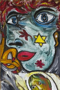 Blue Girl with Star of David, 2012