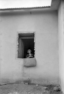 Crotone Countryside - Woman at the Unfinished Window