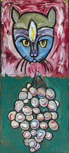 Daily Art: Cat and Grapes by Ando Gilardi
