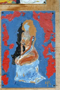 Female Nude on Knees