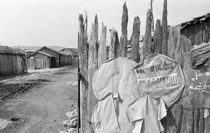 Entrance to the Shack Village in Crotone